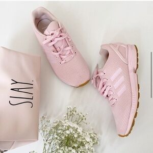 Adidas women pink sneakers